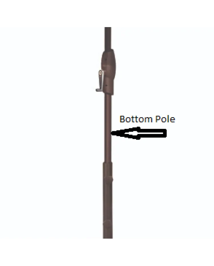11’ COLLAR TILT BOTTOM POLE