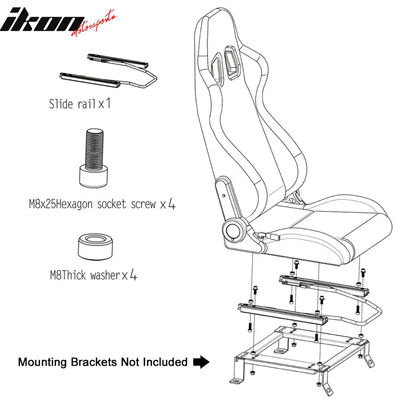 Universal Blue Plaid Racing Seat Dual Slider Buckle Belt PU Carbon